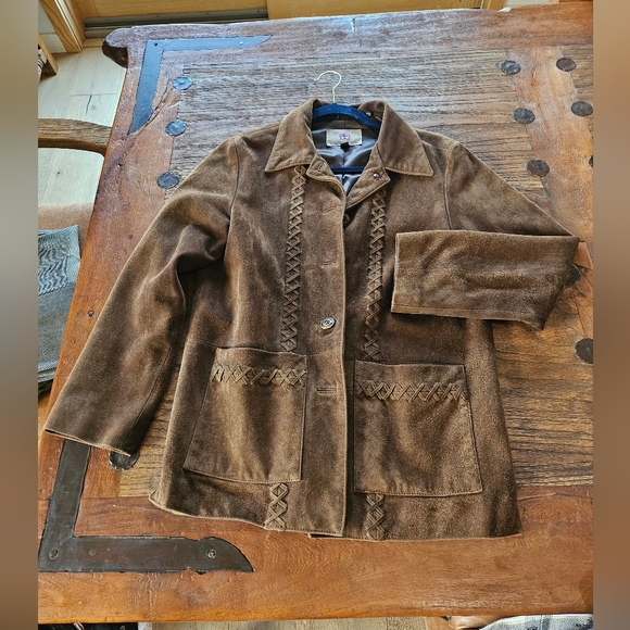 Clearance Sale ! Women's Suede leather jacket - Picture 6 of 6
